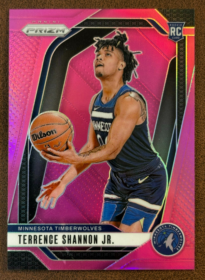 Terrence Shannon Jr. 2024-25 Panini Prizm 146/249 Pink RC Timberwolves #224