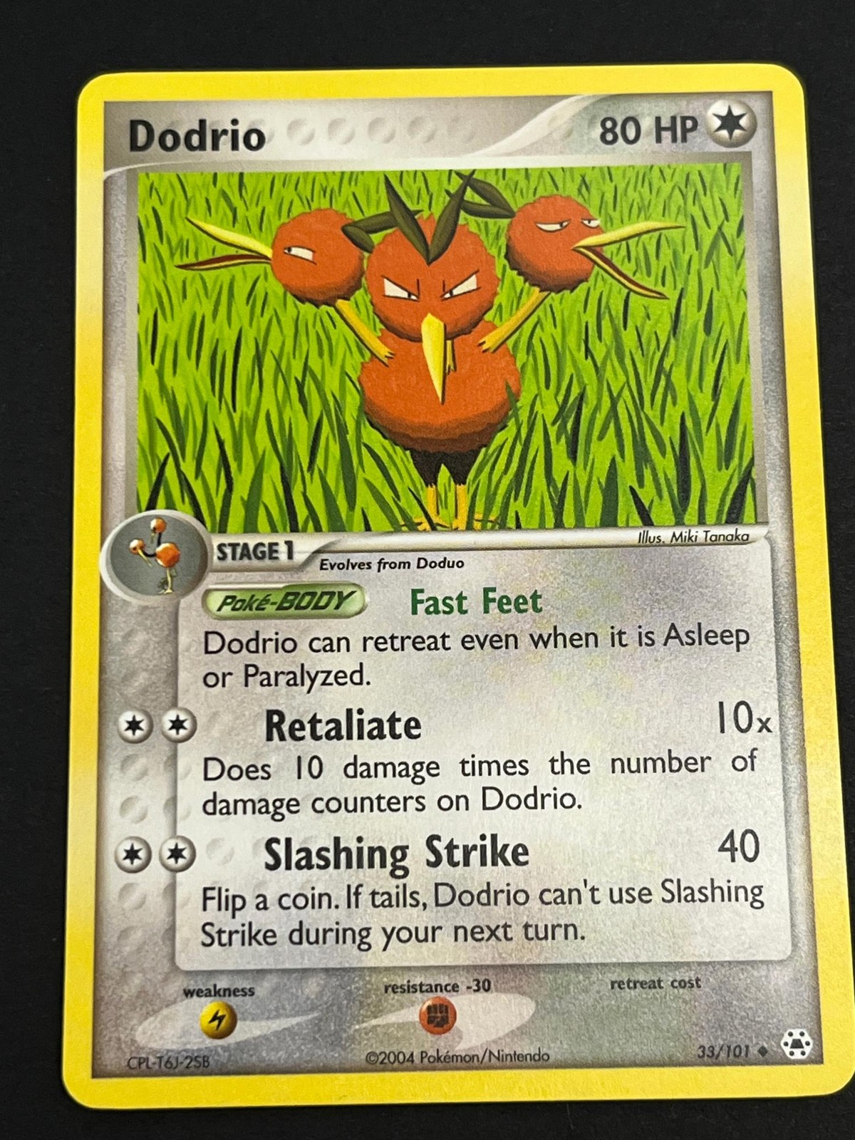 Dodrio 33/101 Uncommon Hidden Legends Near Mint