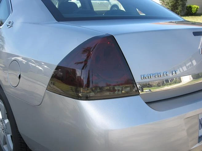 FOR 2006 2013 CHEVROLET IMPALA SMOKE TAIL LIGHT PRECUT TINT COVER
