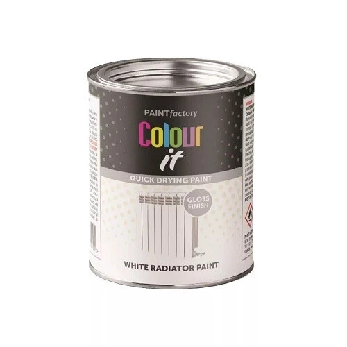 White Radiator Paint Tin Quick Drying Gloss Finish Interior Exterior Use 300ml - Picture 4 of 7