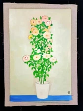 Perfect  Hand painted oil painting on canvas SANYU 常玉 oil painting Chang Yu