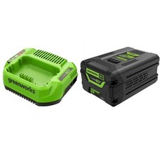 Greenworks PRO 60V 4.0 Ah 4 Amp Battery LB604 With Lithium Battery Charger 3A