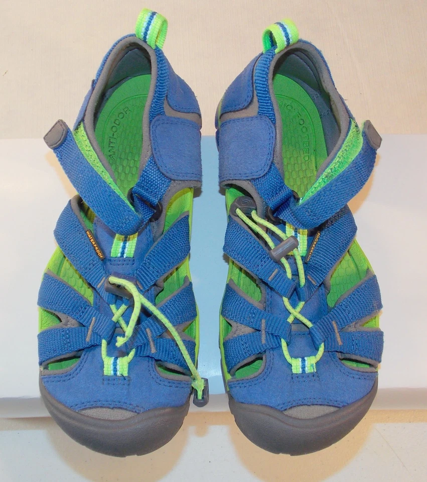 Sandalias de zapato Keen Seacamp II Cnx 1014479 azul verdadero verde jazmín talla 3 Foto 3 de 4