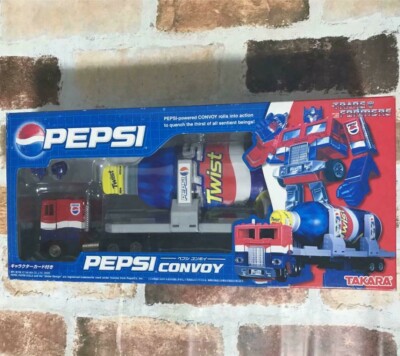 TAKARA TOMY TRANSFORMER PEPSI CONVOY Action Figure RARE | eBay