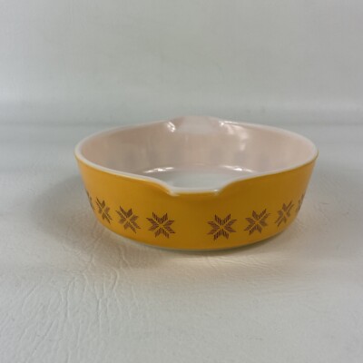 オールドパイレックス　タウンカントリー Vintage Pyrex Town And Country 471 Round Glass Casserole Baking