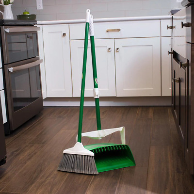 Upright Lobby Broom Dust-pan Cleaning Set Commercial Open lid Floor Carpet Sweep Upright Lobby Broom Dust-pan Cleaning Set Commercial Open lid Floor Carpet Sweep
