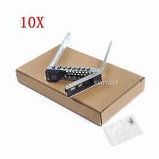 10X DXD9H Gen14 R640 R740 SAS SATA 2.5" SFF HDD Hard Drive Tray Caddy Bracket