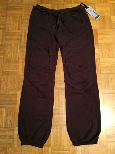 FREDDY PANTALONE TUTA DONNA POLSINO HIPHOP COTONE FELPA LEGGERA MARRONE  TAGLIA L | eBay