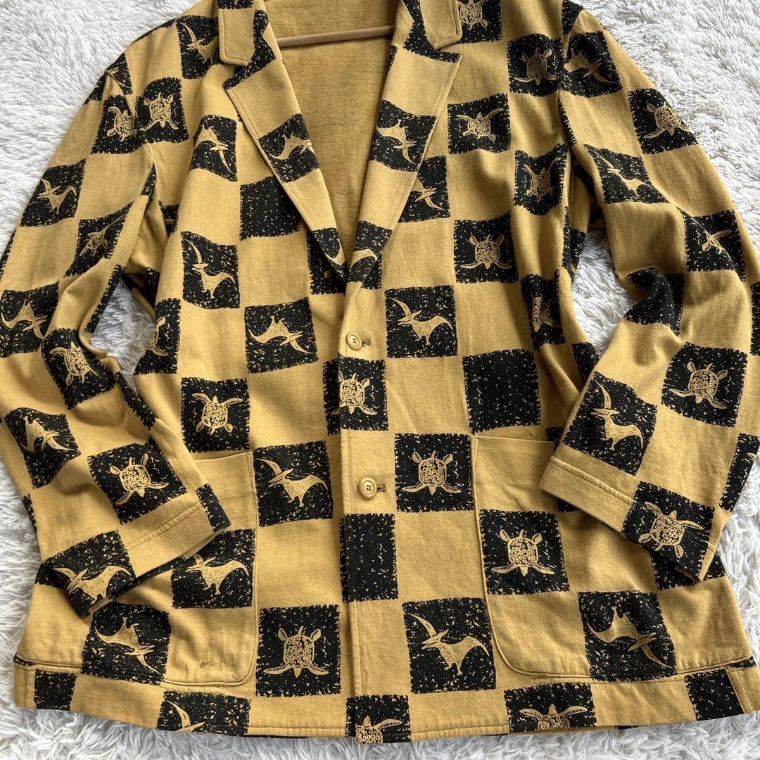 Rare ISSEY MIYAKE Tailored Jacket Total Pattern Dinosaur Men's | eBay