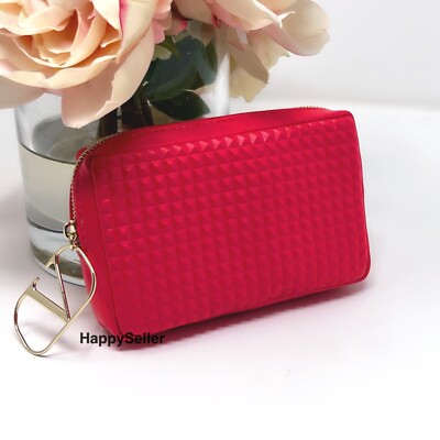 VALENTINO正規品/送料/関税込み VロゴZipper Card Wallet Valentino Coin Pouch Credit Card Wallet Small Bag with Gold