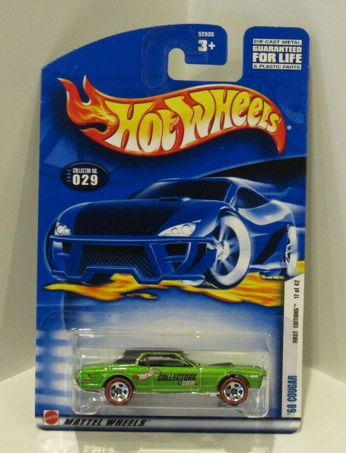 2002 Hot Wheels Collectors.com HWC '68 Mercury Cougar Green