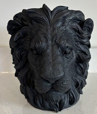 Latex mould WITH FOAM SUPPORT CASE for making this Handsome Lion pot