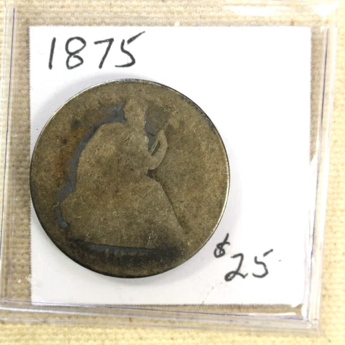 1875 Seated Liberty Half Dollar #1