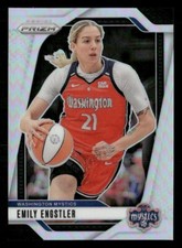 2024 Panini Prizm WNBA - Emily Engstler Silver Prizm #67 Washington Mystics