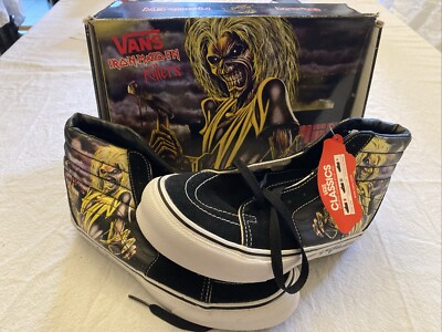 Vans Sk8 Hi “Iron Maiden” KILLERS HIGH TOPS SZ NEW WITH