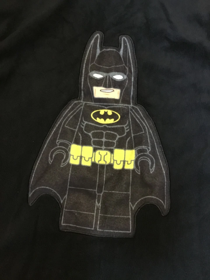 Lego El Batman Niño Disfraz Con Capucha Una Pieza Negro Talla M Foto 2 de 4