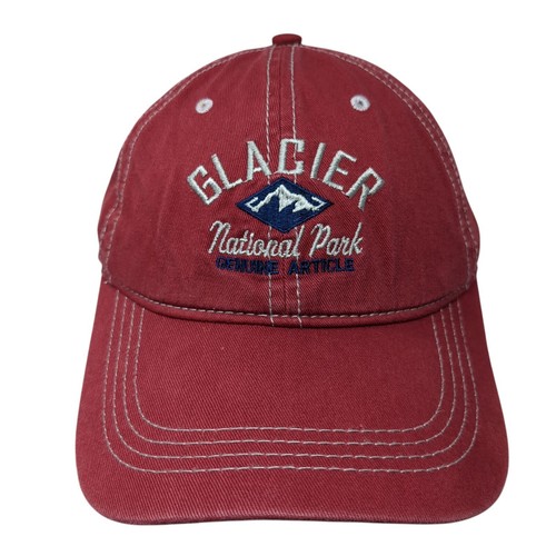 Glacier National Park Original Artikel Slideback Mütze rot OS Prairie Mountain
