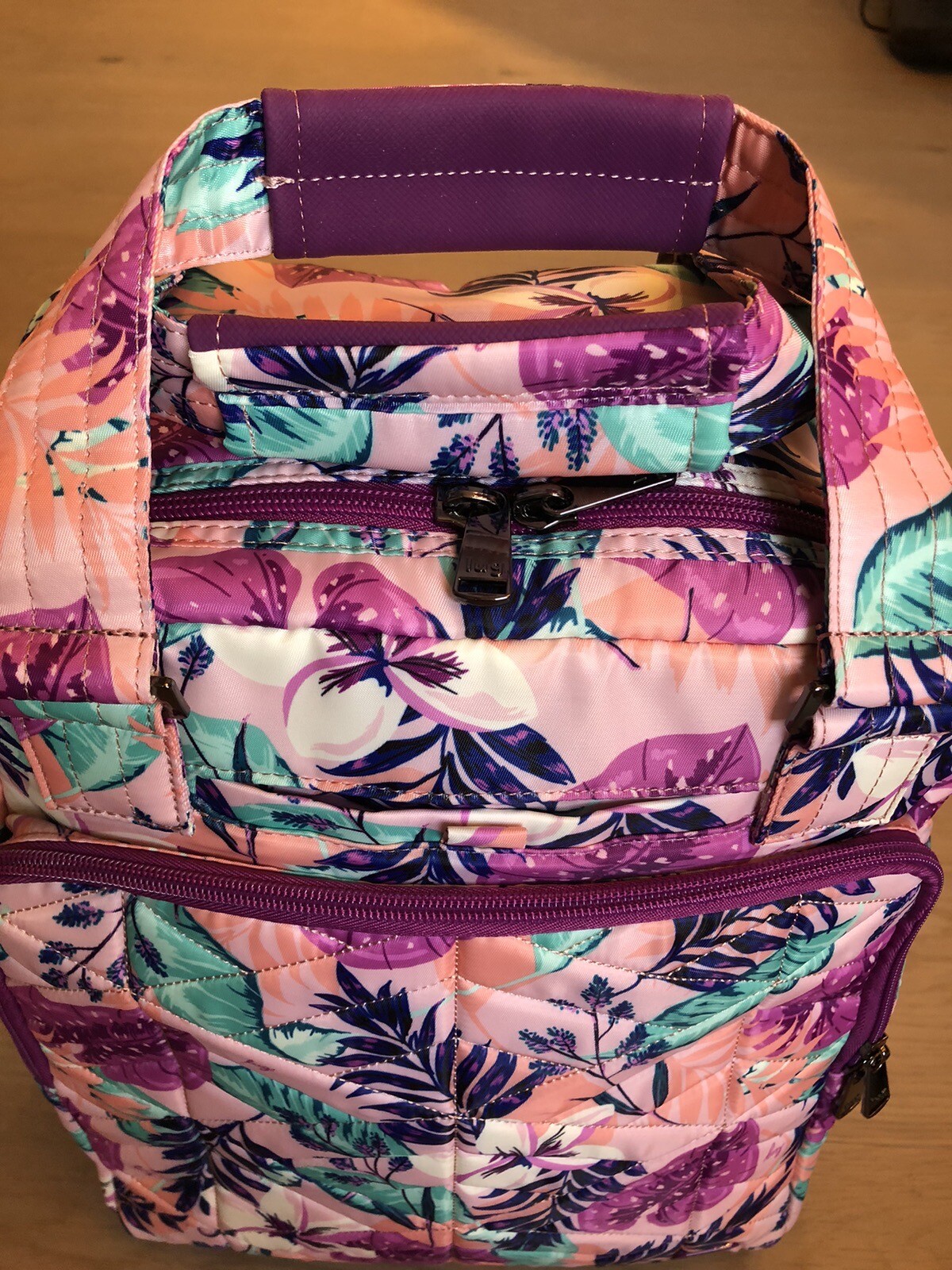 Lug Quilted CarryAll Bag Trolly Sleeve Ranger XL Azalea Pink New! SOLD