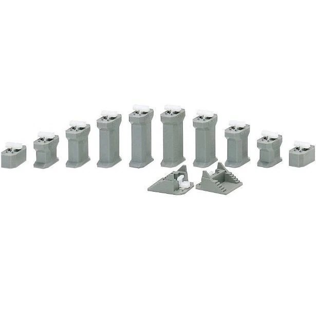 Kato 23-015 Piliers Inclinés Voie Simple / Single Track Piers Standard Set - N