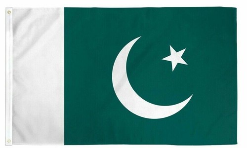 Pakistan Pakistani National Large Flag 5ft X 3ft CRICKET WORLD CUP New 2 eyelets - Picture 2 of 4