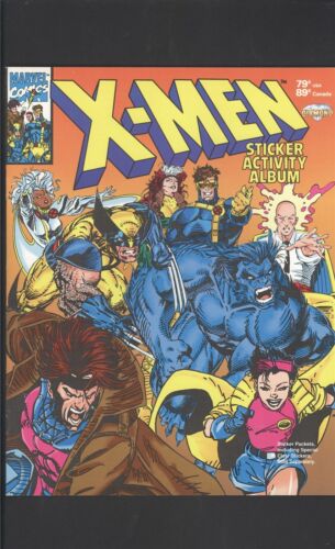 1993 Marvel Comics X-Men Sticker Activity Album Book - Picture 1 of 2