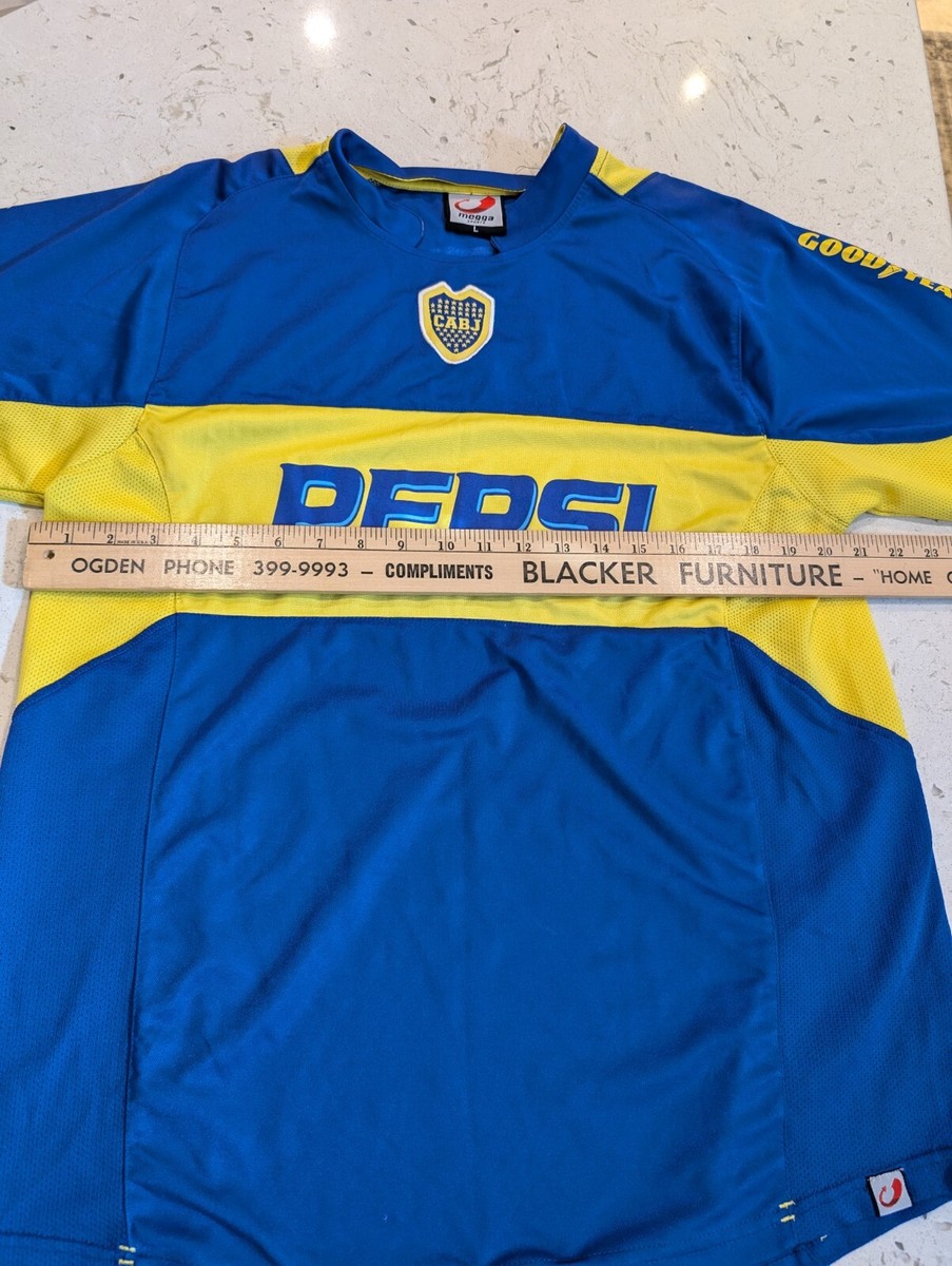 CABJ olan 1905-1995    サッカーシャツ　サイズ42 OLAN BOCA JUNIORS 1995 `MARADONA` HOME JERSEY - Soccer Plus