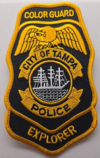 TAMPA FLORIDA POLICE Color Guard Explorer POLICE PATCH