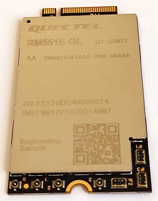 Quectel RM551E-GL LTE 5G NSA/SA mmWave 3GPP Release 17 M.2 Key B