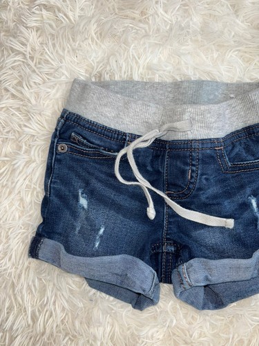 Justice Girls Sz. 6 Soft Waist Jean Shorts. Cute, Grt. Shape - Picture 3 of 9