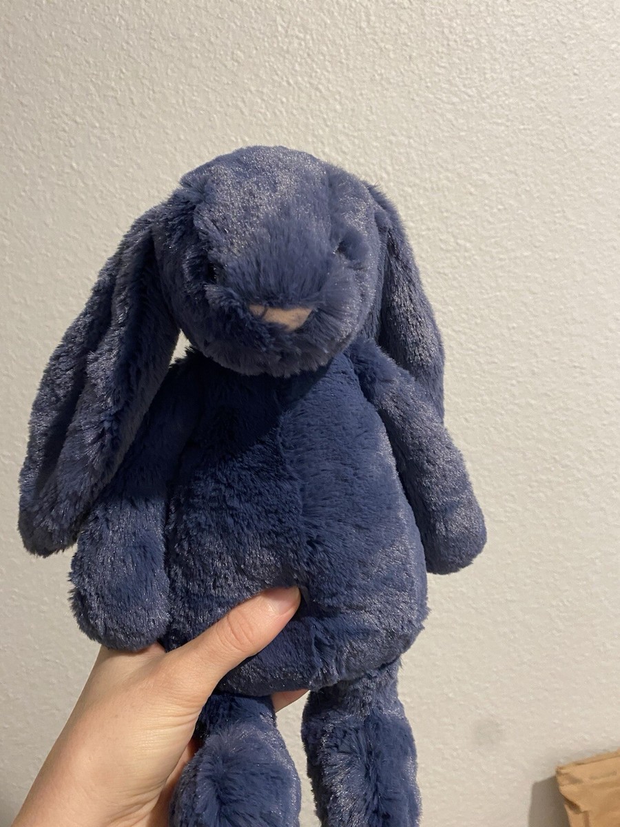 Jellycat BASHFUL NAVY BUNNY MEDIUM Original 12