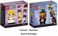 Lego® Brickheadz 40383 Braut & 40384 BräUtigam - Brautpaar I Neu & Ovp