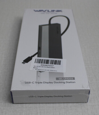 WAVLINK 12-Port USB-C Hub Docking Station with 85W Power Delivery WL-UMD03