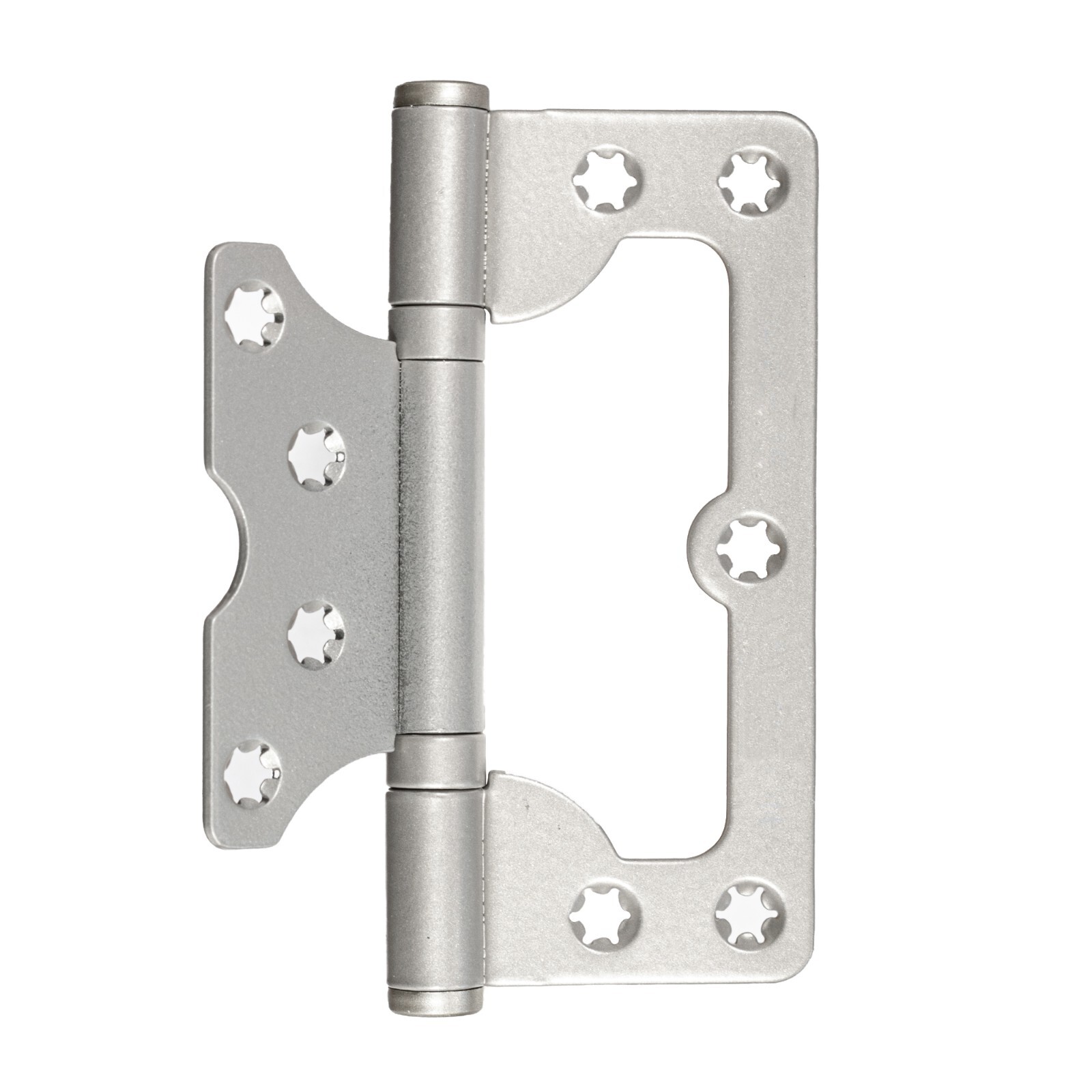Pair of Flush Door Hinge 100mm / 4 inch Stainless Steel DecorAndDecor