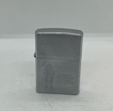 VINTAGE ZIPPO C 07 OJIBWAS DISCOUNT CIGARETTES BRADFORD P.A. LIGHTER