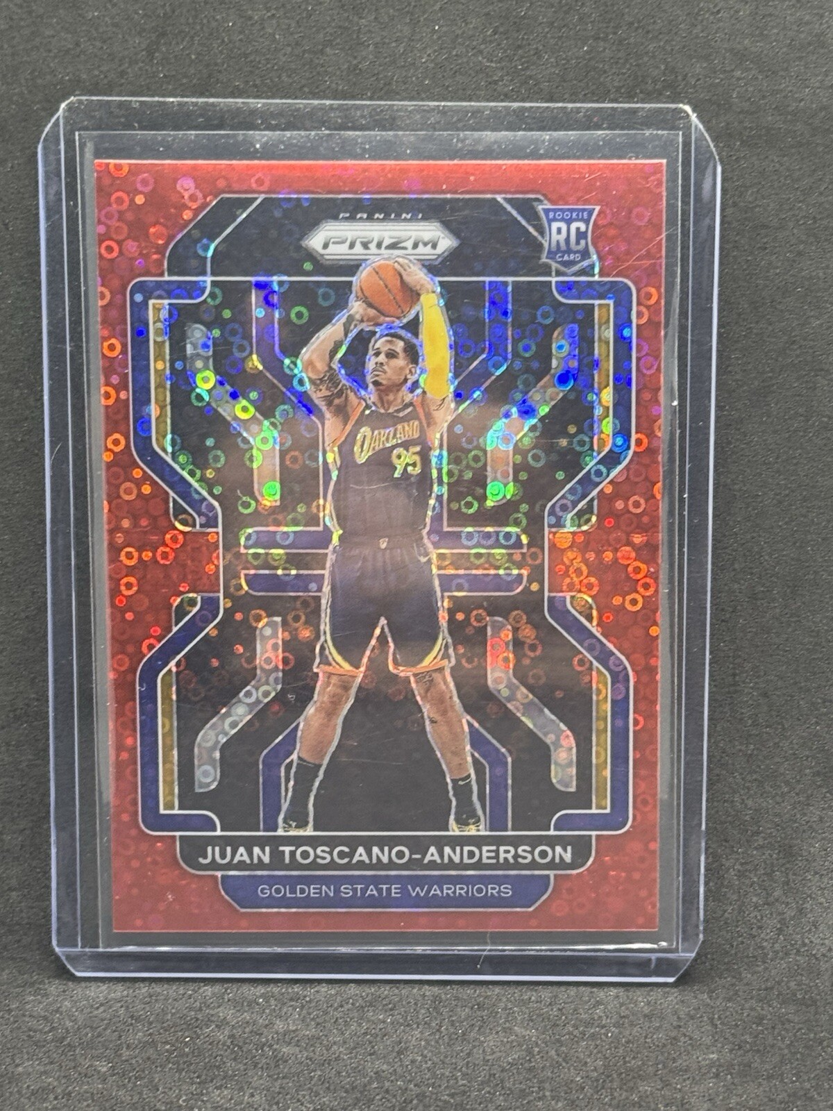 2021-22 Prizm Juan Toscano Anderson #295 Red Fast Break Disco RC /100 #295