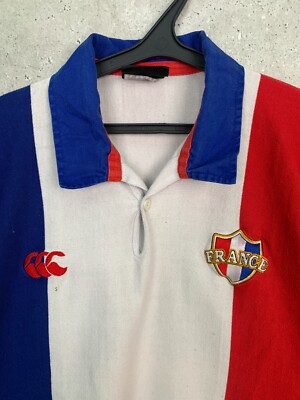 Maillot Rugby Équipe De France FFR XIII – Canterbury – Domicile – Taille S – Neuf