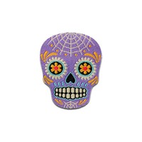 Muertos Lila - AufnäHer, BüGelbild, AufbüGler, GrößE: 3,6 X 3 Cm