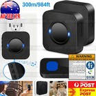 Wireless Door Bell Chime Waterproof Doorbell Plugin Receiver 300M Long Range HOT