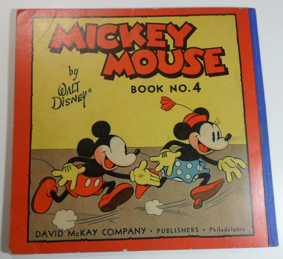 MICKEY MOUSE COMIC BOOK NO. 4 1934 DAVID MCKAY 1ST ED MICKEY'S