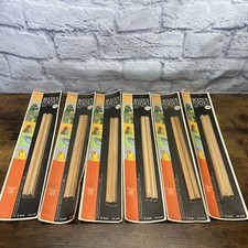 Vintage Hartz Mountain 9" Wooden Bird Cage Perches 228C NOS NEW Sealed Lot Of 6