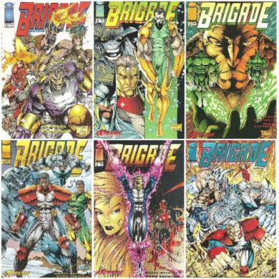 °BRIGADE #0-4-5-6-7-10 2nd SERIES° US Image 1993 Created by Rob Liefeld Auswahl