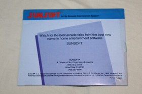 Nintendo NES Batman SOLO manuale istruzioni