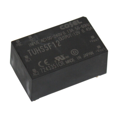 Cosel TUHS5F12 AC/DC-Leistungsmodul AC/DC-Wandler Converter 5W 12V 0.45A 