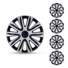 Hub Caps 16 Inch Full Wheel Cover Durable For Ford Dodge Buick Mazda 4x Silver