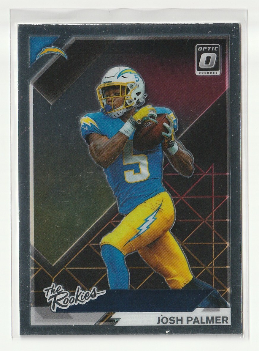 2021 Donruss Optic Josh Palmer #TR-18 The Rookies Los Angeles Chargers