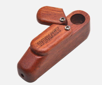 1PCS Handcrafted Wooden Rotary Smoking Pipe - High Quality Made Of Logs