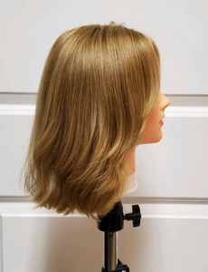 Contessa European Human Hair Wig Bob Cut Blond 16 Size Xs 10