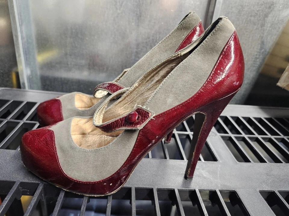 Dolce Vita Womens Heart Pointed Toe Suede Leather High Heels Pumps Size 9 - Image 4 of 4