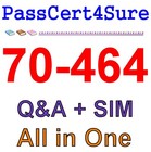 Meilleur Matériel De Pratique Pour L'Examen 70-464 Q&A+SIM