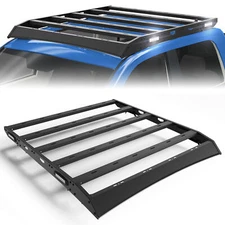 Steel Roof Rack Cargo Rack Luggage Carrier w/Lights For 2009-2018 Dodge RAM 1500